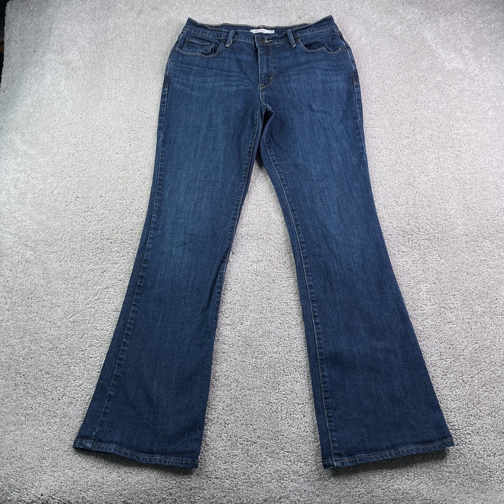 Levi Jeans Womens 10 Blue 515 Bootcut‎ Mid Rise Stretch Denim Classic